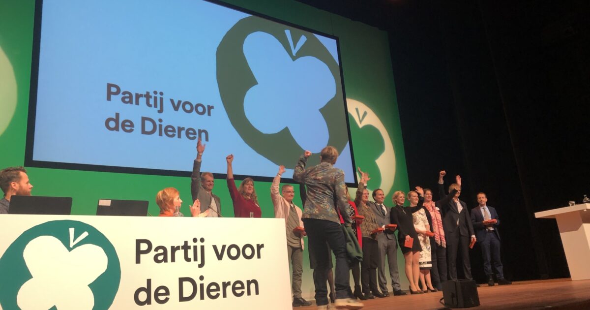 Partij voor de Dieren stelt kandidatenlijst